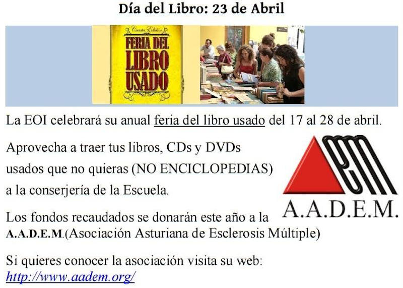 Feria del libro solidaria