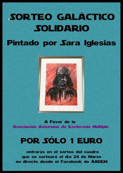 Cartel anunciador sorteo solidario