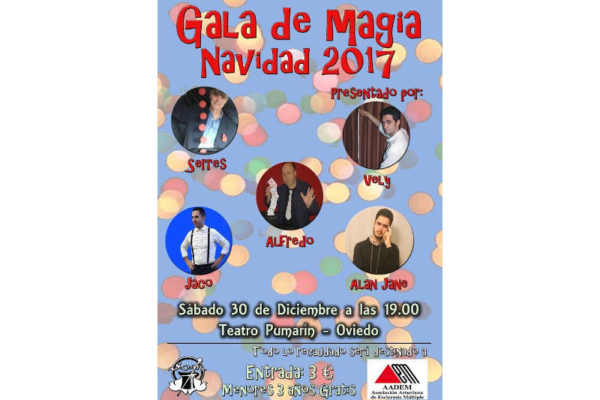 Cartel de presentación "La magia también cura"