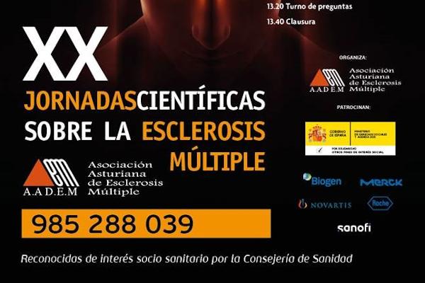 Cartel XX Jornadas Científicas sobre la Esclerosis Múltiple
